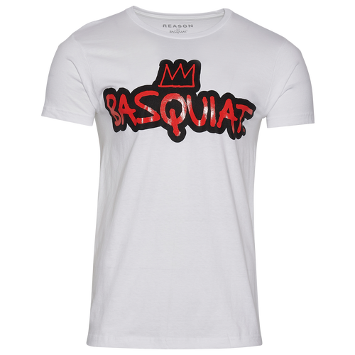 

Reason Mens Reason Basquiat T-Shirt - Mens White/White Size S