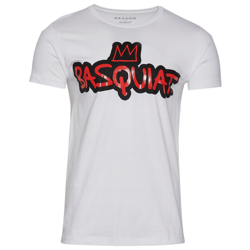 

Reason Mens Reason Basquiat T-Shirt - Mens White/White Size XL