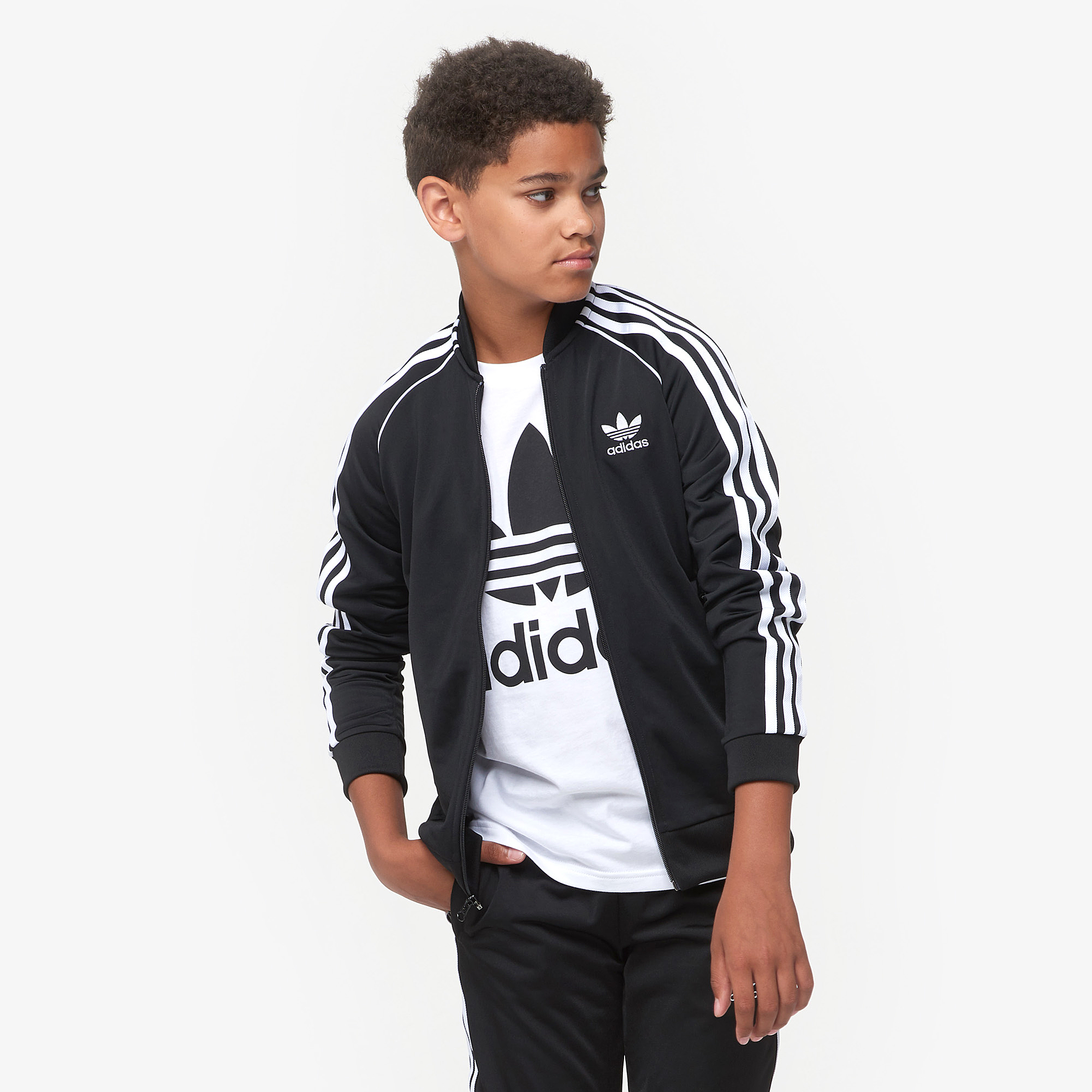 boys adidas track top