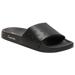 Men's - Carrots Embossed Slides - Black/Black