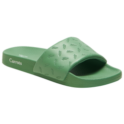 Men's - Carrots Embossed Slides - Green/Green