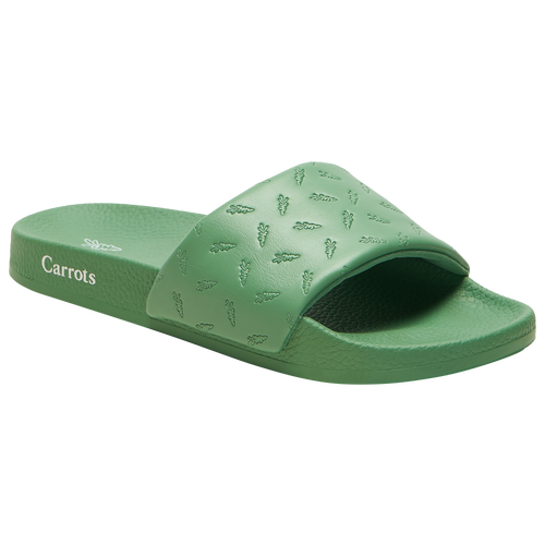 

Carrots Mens Carrots Embossed Slides - Mens Shoes Green/Green Size 10.0
