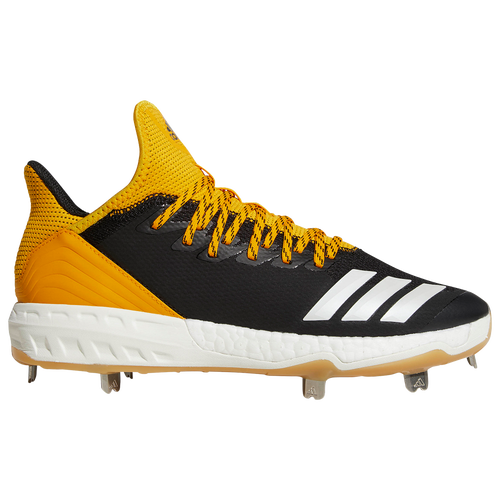 adidas Boost Icon 4 Gum - Men's Metal Cleats Shoes - Black / Collegiate Gold - CG5156