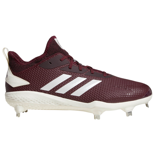 adidas adiZERO Afterburner V - Men's Metal Cleats Shoes - Maroon / White - CG5214
