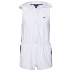 Girls' Grade School - Tommy Hilfiger Hooded Romper - White