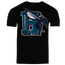 Pro Standard Hornets Mash Up T-Shirt - Men's Black/Black