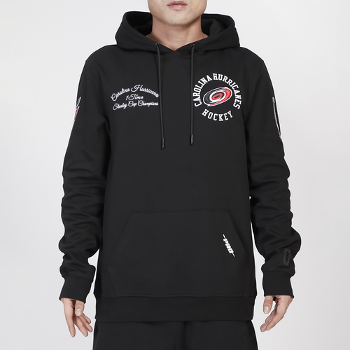 

Pro Standard Mens Pro Standard Hurricanes Hybrid Pullover Hoodie - Mens Black Size M