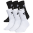 adidas Originals Trefoil 6-Pack Crew Socks - Boys' Grade School White/Black/Black