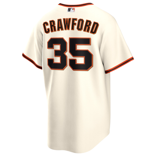 

Nike Mens Brandon Crawford Nike Giants Replica Player Jersey - Mens Cream/Cream Size L