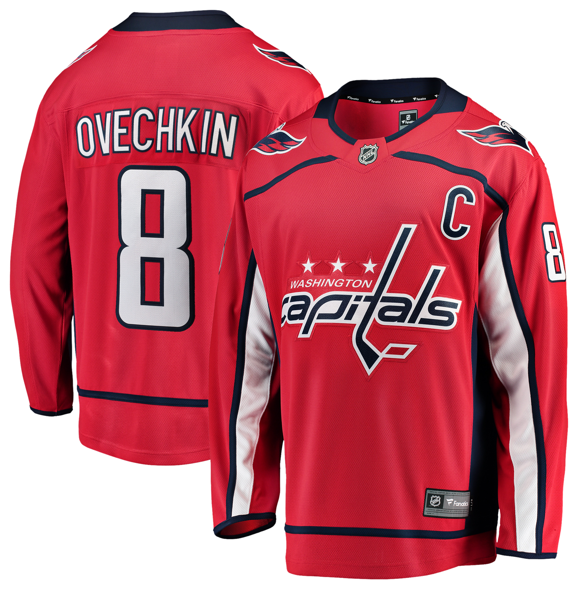 Fanatics NHL Washington Capitals Jersey - Men's