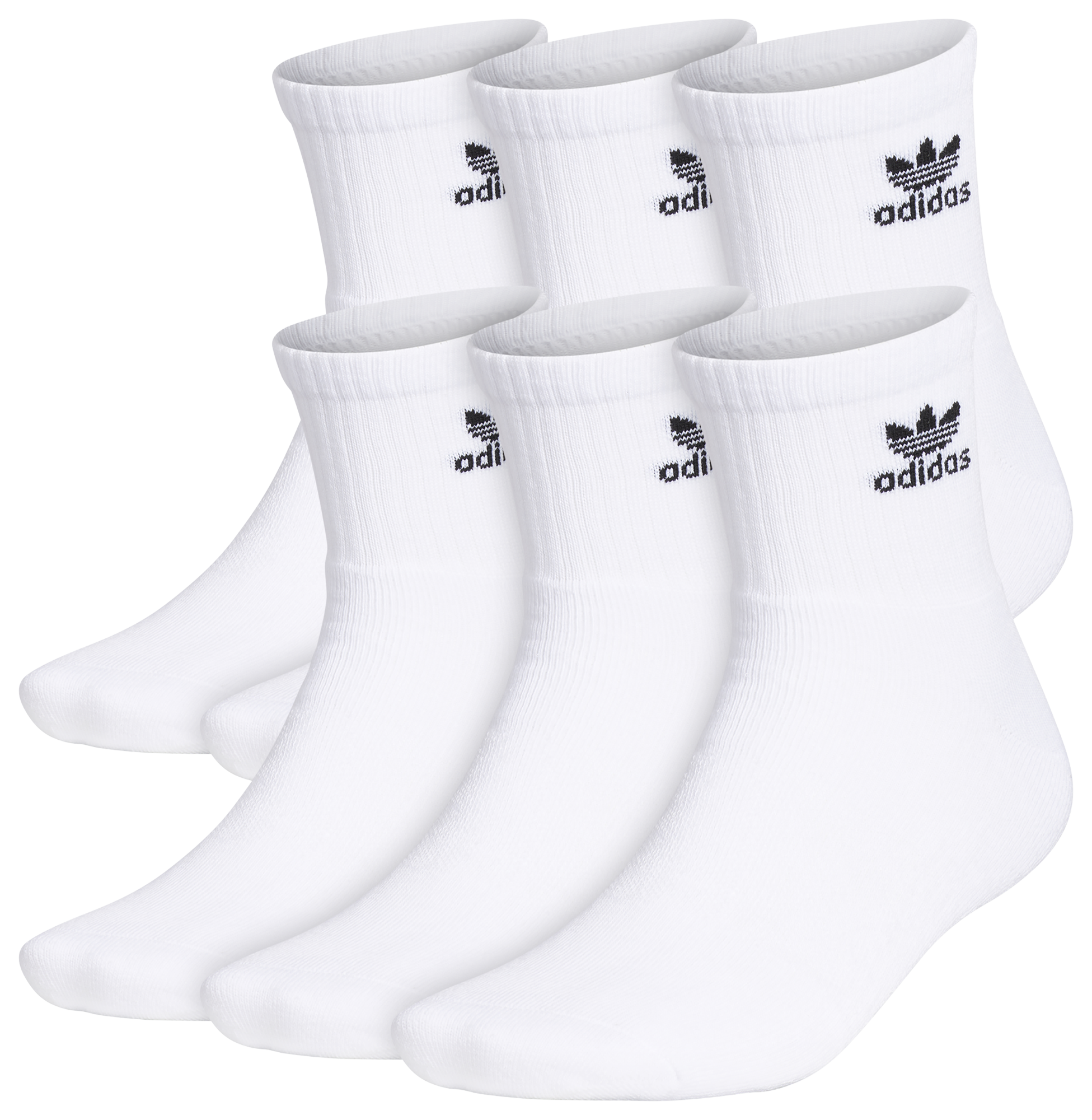 adidas Originals Trefoil 6-Pack Quarter Socks