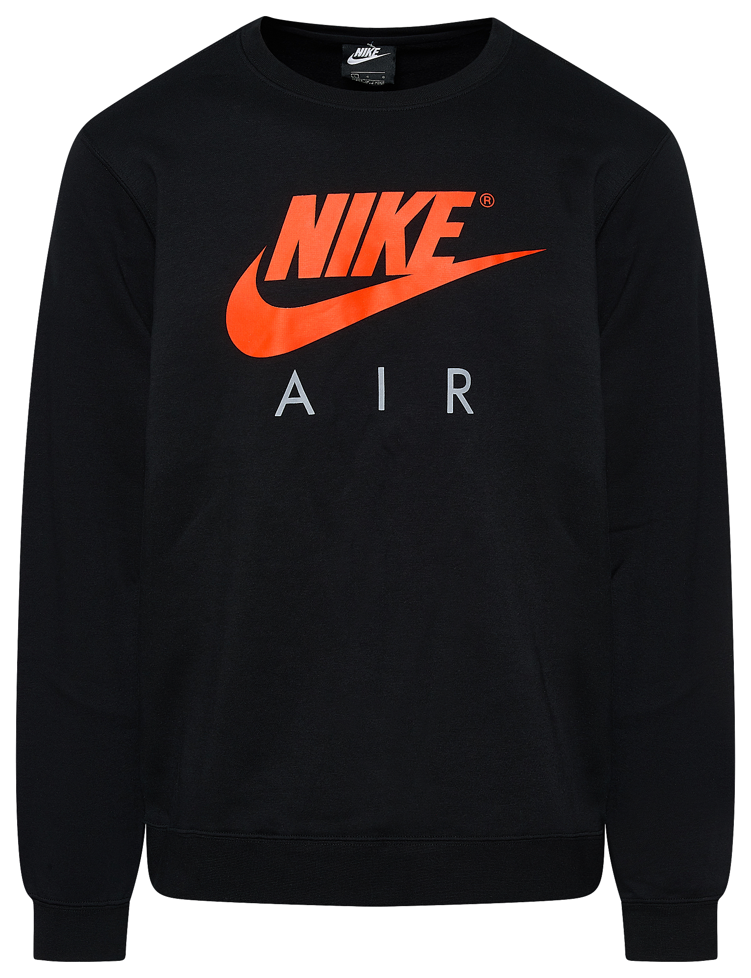 black and orange nike sweater