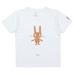 Boys' Preschool - Carrots Bunny T-Shirt - White/White