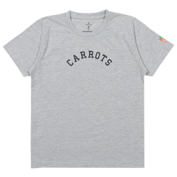 Boys' Grade School - Carrots Wordmark T-Shirt - Grey/Grey