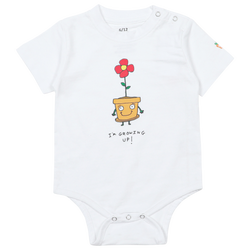 Boys' Infant - Carrots Flowerpot - White/White