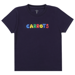 Boys' Preschool - Carrots Wordmark T-Shirt - Navy/Navy