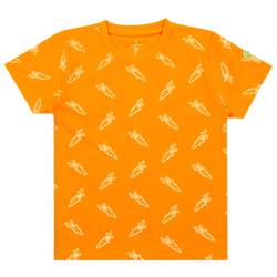 Boys' Preschool - Carrots AOP T-Shirt - Orange/Orange