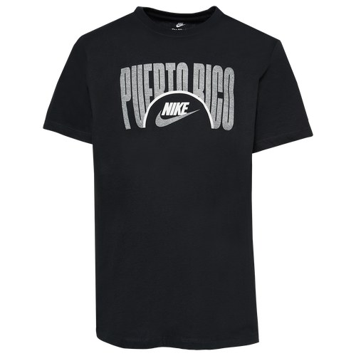 

Nike Mens Nike City Force T-Shirt - Mens Silver/Black Size S