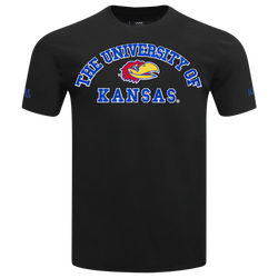 Men's - Pro Standard University Of Kansas Classic Stacked Logo Tee - Black