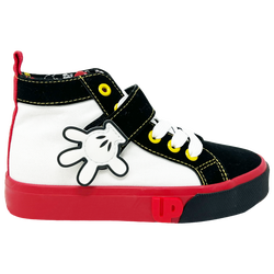 Boys' Preschool - Ground Up Mickey Lace Hi - Black/White