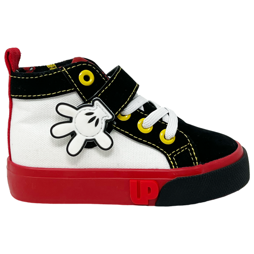 

Boys Ground Up Ground Up Mickey Lace Hi - Boys' Toddler Shoe Black/White Size 06.0