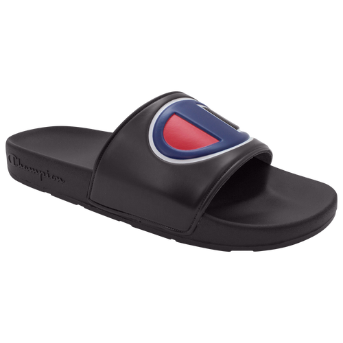 

Champion Boys Champion IPO Slides - Boys' Grade School Shoes Black/Black/White Size 04.0