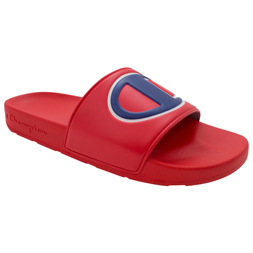 

Boys Champion Champion IPO Slides - Boys' Grade School Shoe Red/Red/Blue Size 05.0
