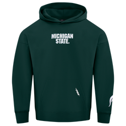 Men's - Pro Standard Michigan State Uni Wingspan Drop Shoulder Hoodie - Forest Green
