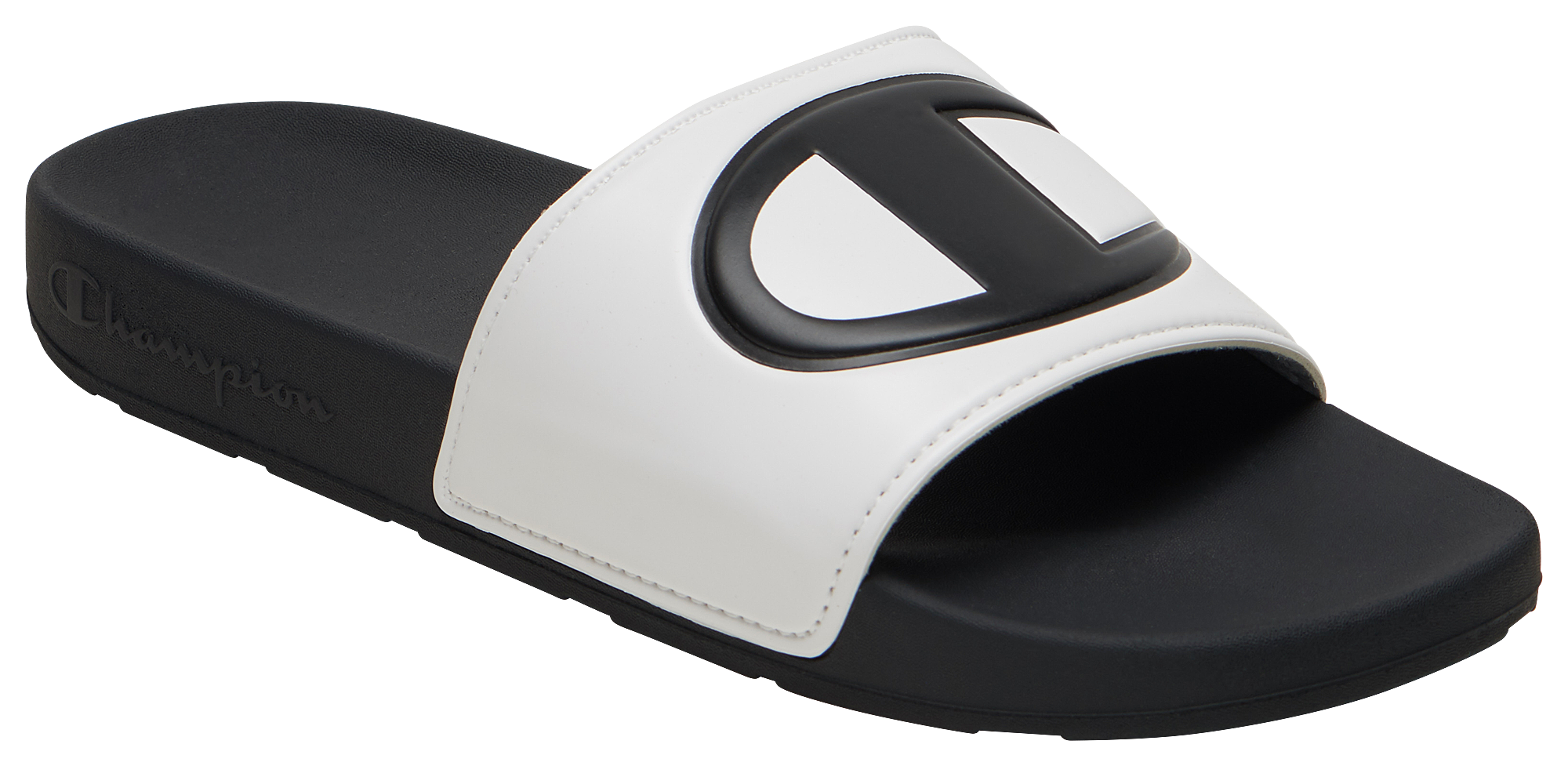 champion black and white slides