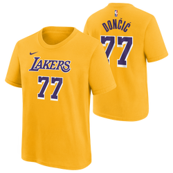 Boys' Grade School - Nike Luka Doncic Lakers Short Sleeve T-Shirt - Amarillo