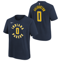 Boys' Grade School - Nike Tyrese Haliburton Pacers Short Sleeve T-Shirt - College Navy
