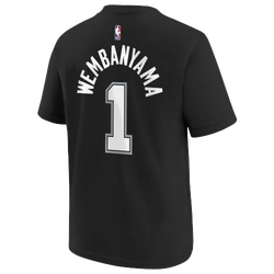 Boys' Grade School - Nike Victor Wembanyama Spurs Short Sleeve T-Shirt - Black