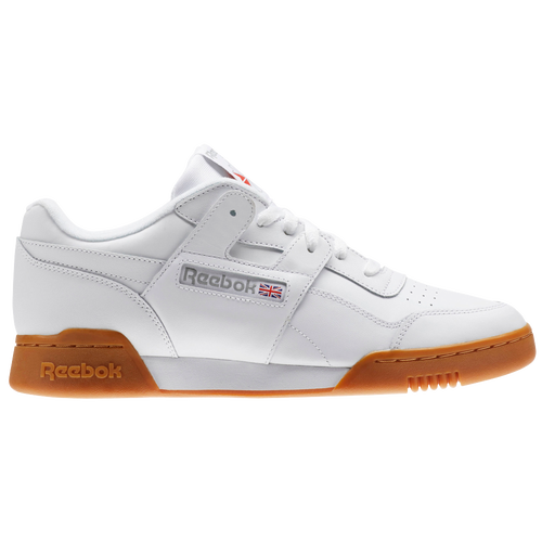 

Reebok Mens Reebok Workout Plus - Mens Training Shoes White/Carbon/Classic Red Size 8.0
