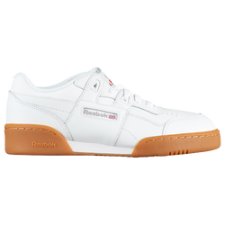 Boys' Grade School - Reebok Workout Plus - White/Carbon/Classic Red