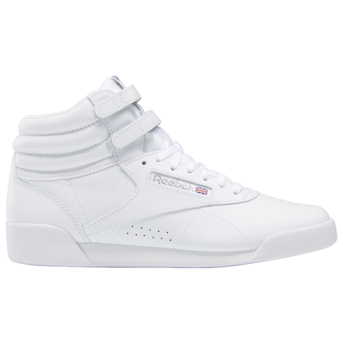 

Reebok Girls Reebok Freestyle - Girls' Grade School Basketball Shoes White/White Size 04.5