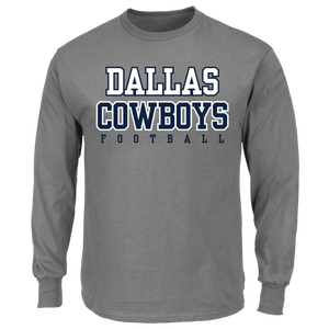 Men's Dallas Cowboys Tommy Hilfiger Navy/Gray Pinnacle Pullover Hoodie