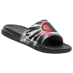 Boys' Preschool - Champion Slides - Black/Red