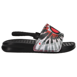 Boys' Toddler - Champion Slides - Black/Red