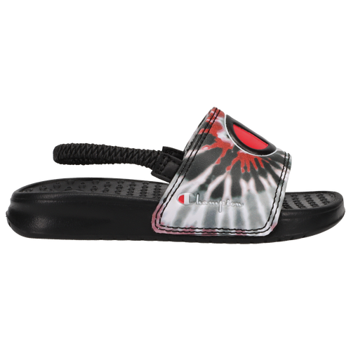 

Champion Boys Champion Slide - Boys' Toddler Shoes Black/Red Size 9.0