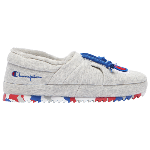 Champion Kids' Boys  University Slippers In Grey/red/blue