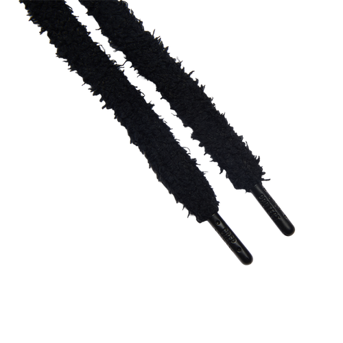 Crep Protect Fuzzy Laces - Crep Protect Black