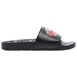 Girls' Grade School - Champion IPO Jellie Slides - Black/White/Red