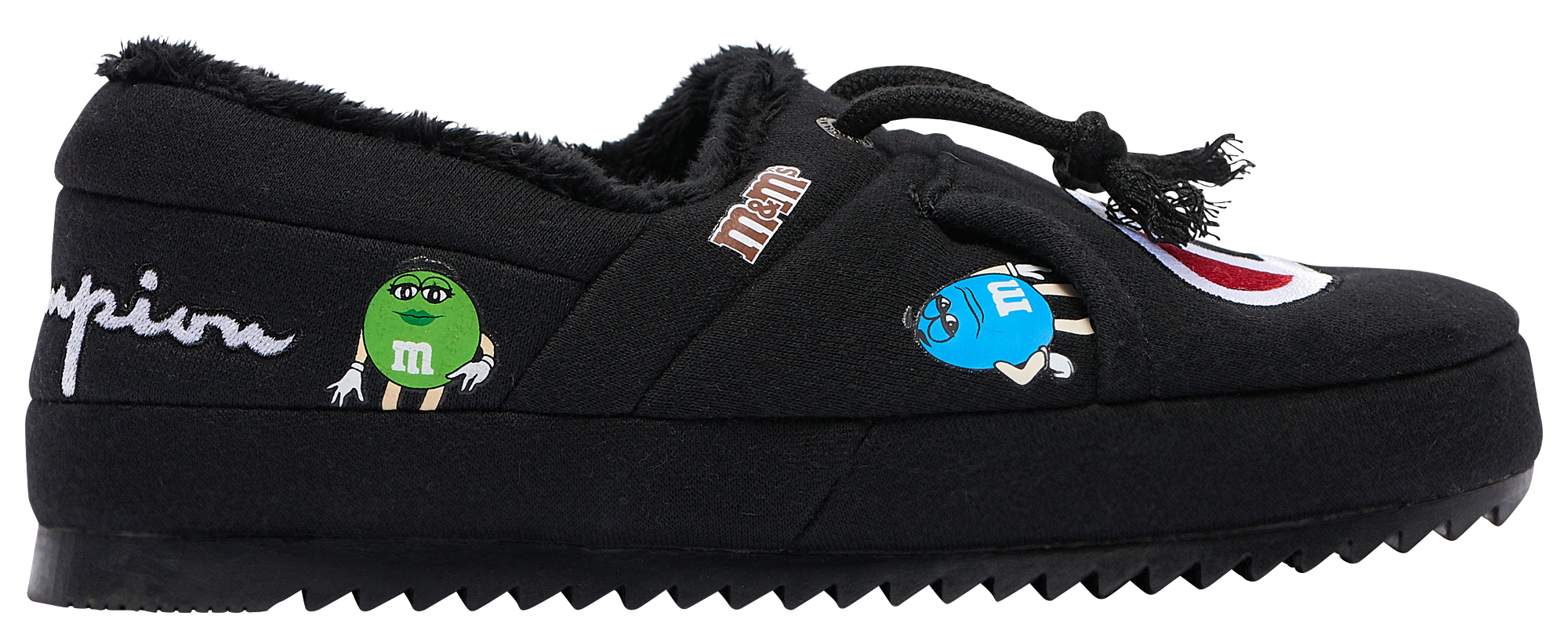 champion slippers black