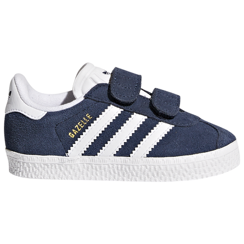 

adidas Originals Boys adidas Originals Gazelle - Boys' Toddler Running Shoes White/Collegiate Navy/White Size 10.0