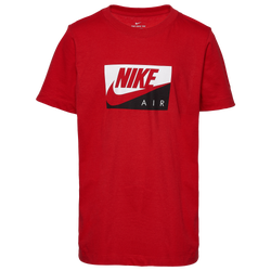 Boys' Grade School - Nike Original Boxed Air T-Shirt - Red/White/Black