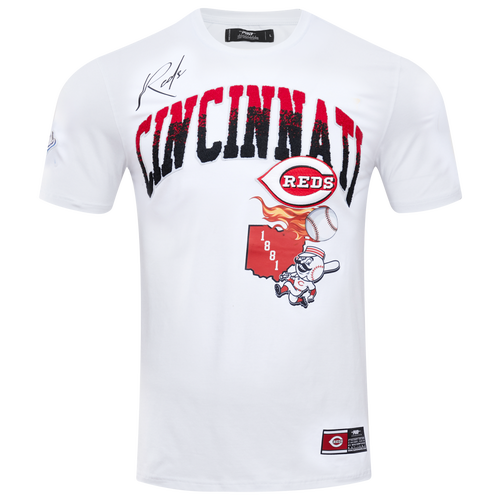 

Pro Standard Mens Pro Standard Reds Hometown T-Shirt - Mens White/White Size L
