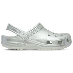 Boys' Grade School - Crocs Classic Clogs - Silver/Silver