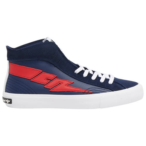 

Creative Recreation Mens Creative Recreation Zeus Hi Leather - Mens Basketball Shoes Navy/Red Size 10.5