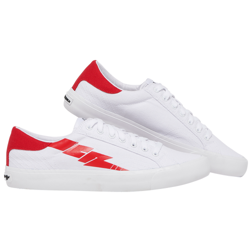 

Creative Recreation Mens Creative Recreation Zeus Low - Mens Basketball Shoes White/Red Size 10.5