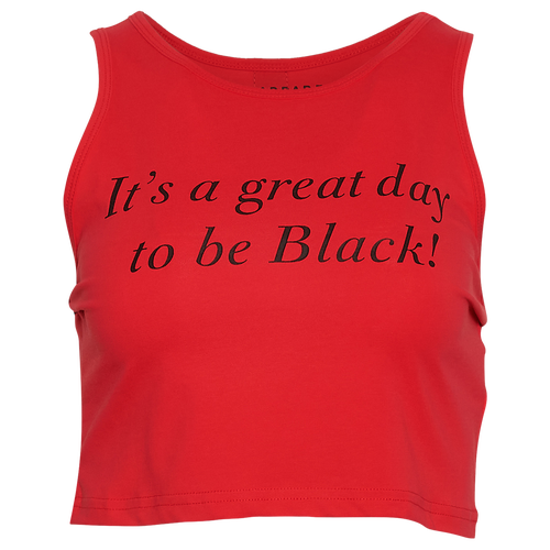 

HGC Apparel Womens HGC Apparel Its A Great Day To Be Black Tank Top - Womens Red/White Size XL